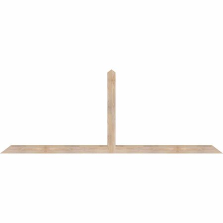 Ekena Millwork Portland Smooth Timber Gable Bracket, Douglas Fir, 96"W x 36"H x 1 1/2"D x 3 1/2"F, 9/12 Pitch GBW096X36X0204POR00SDF